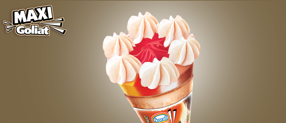 Śmietankowo-truskawkowo-cytrynowo-czekoladowy